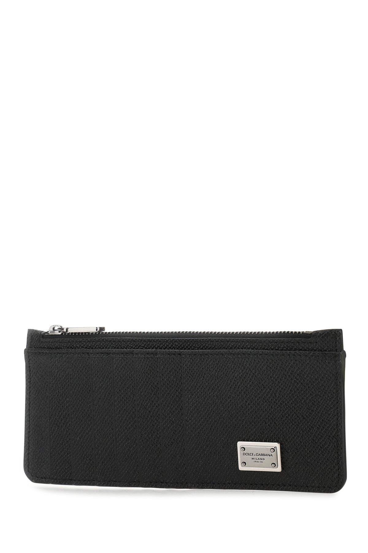Black leather card holder - 2