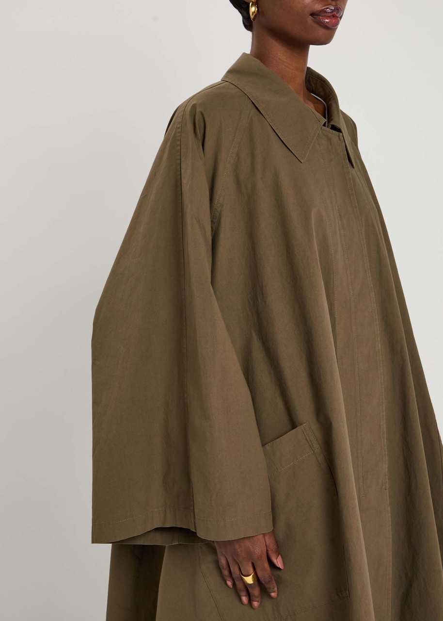 The Row Leins Cotton-poplin Coat - 5