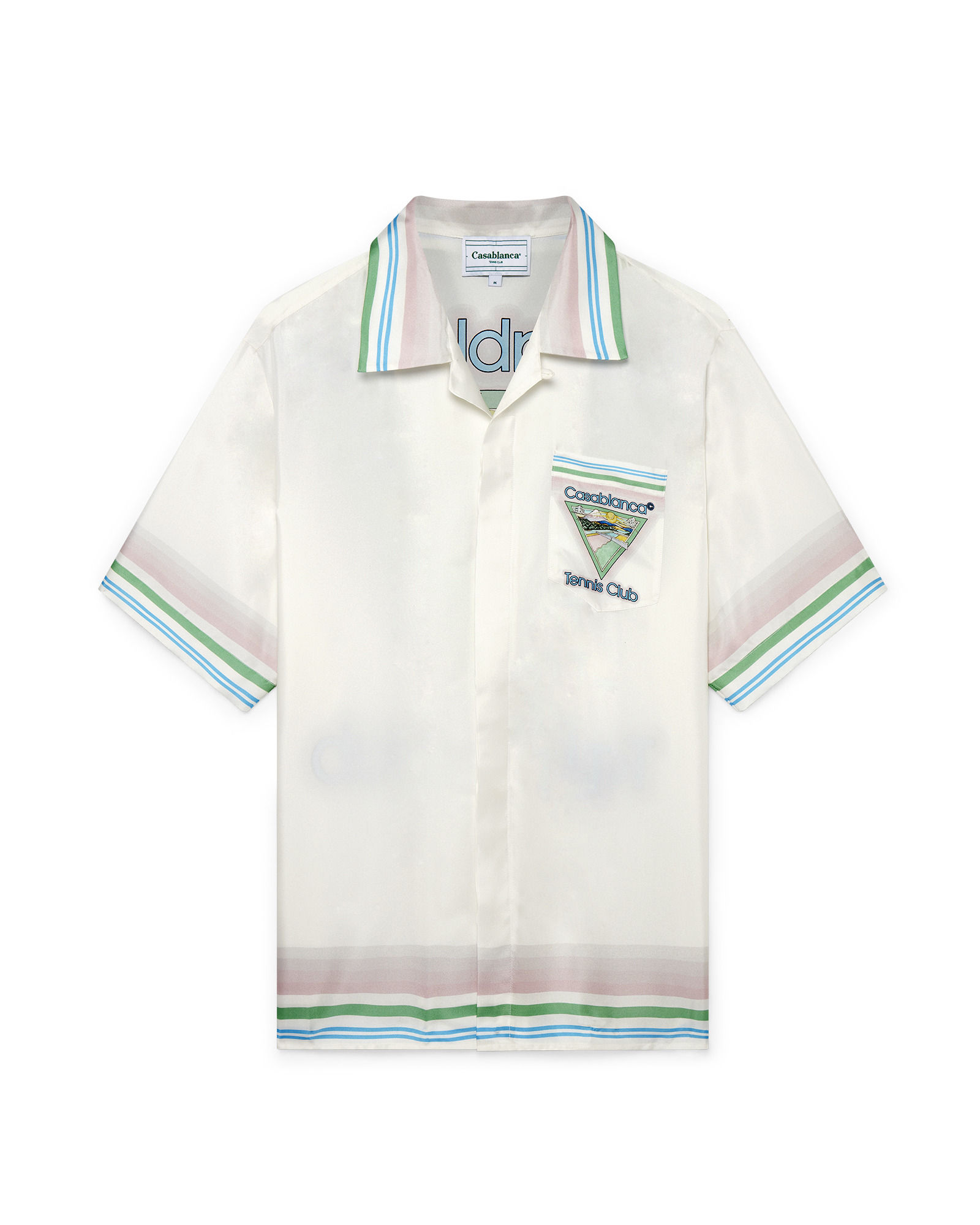 Casablanca Tennis Club Icon Silk Shirt - 1