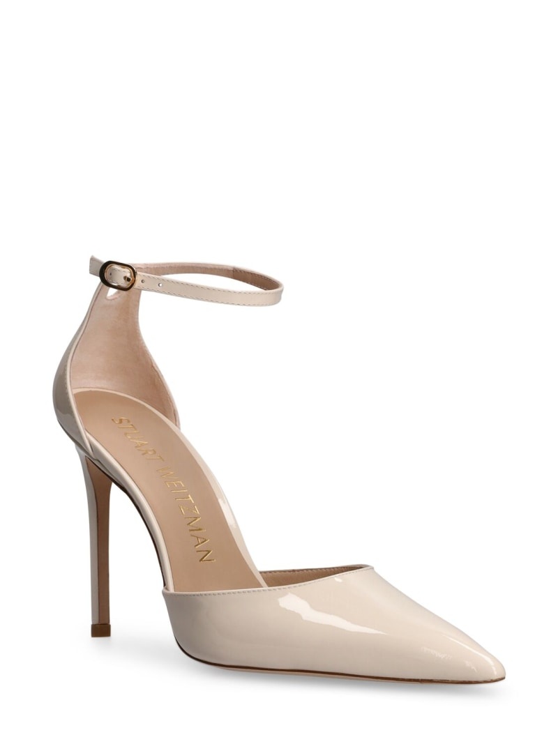 100mm Stuart patent leather pumps - 3