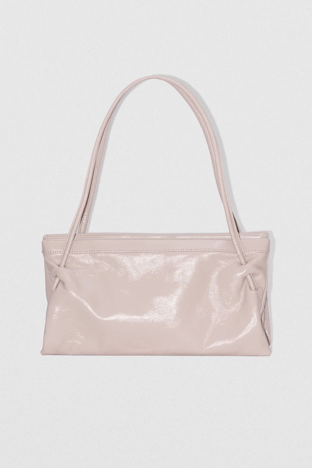 Hannah Fossil Glossed Nappa Leather Shoulder Bag - 1