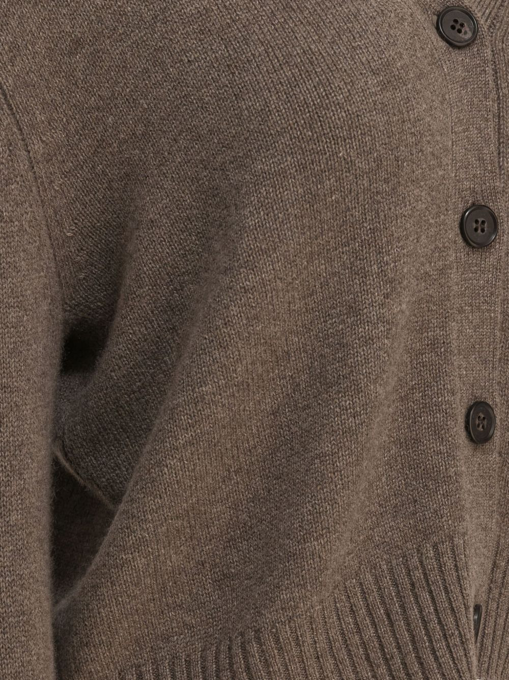 button-front cashmere cardigan - 4