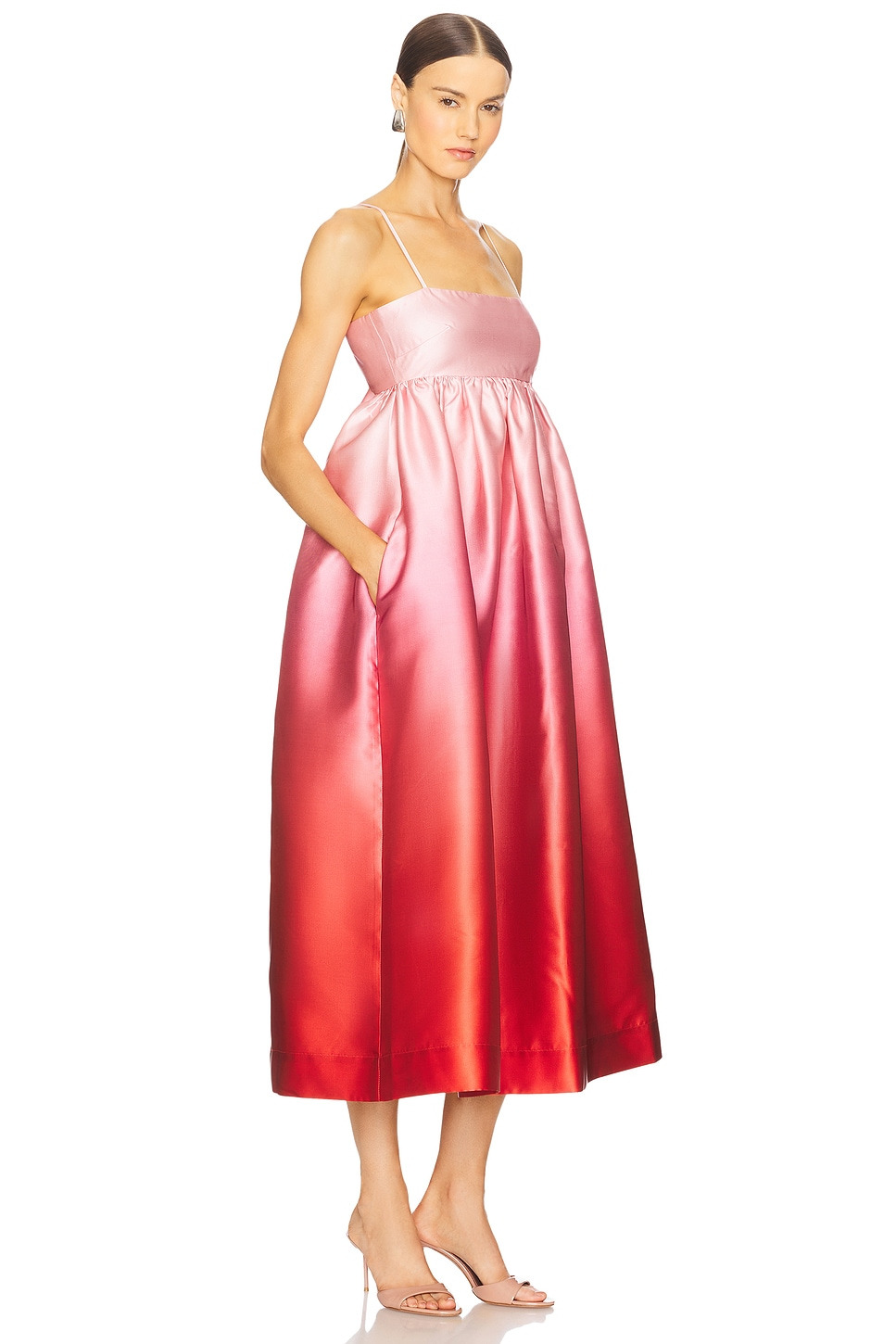 Inez Ombre Midi Dress - 2