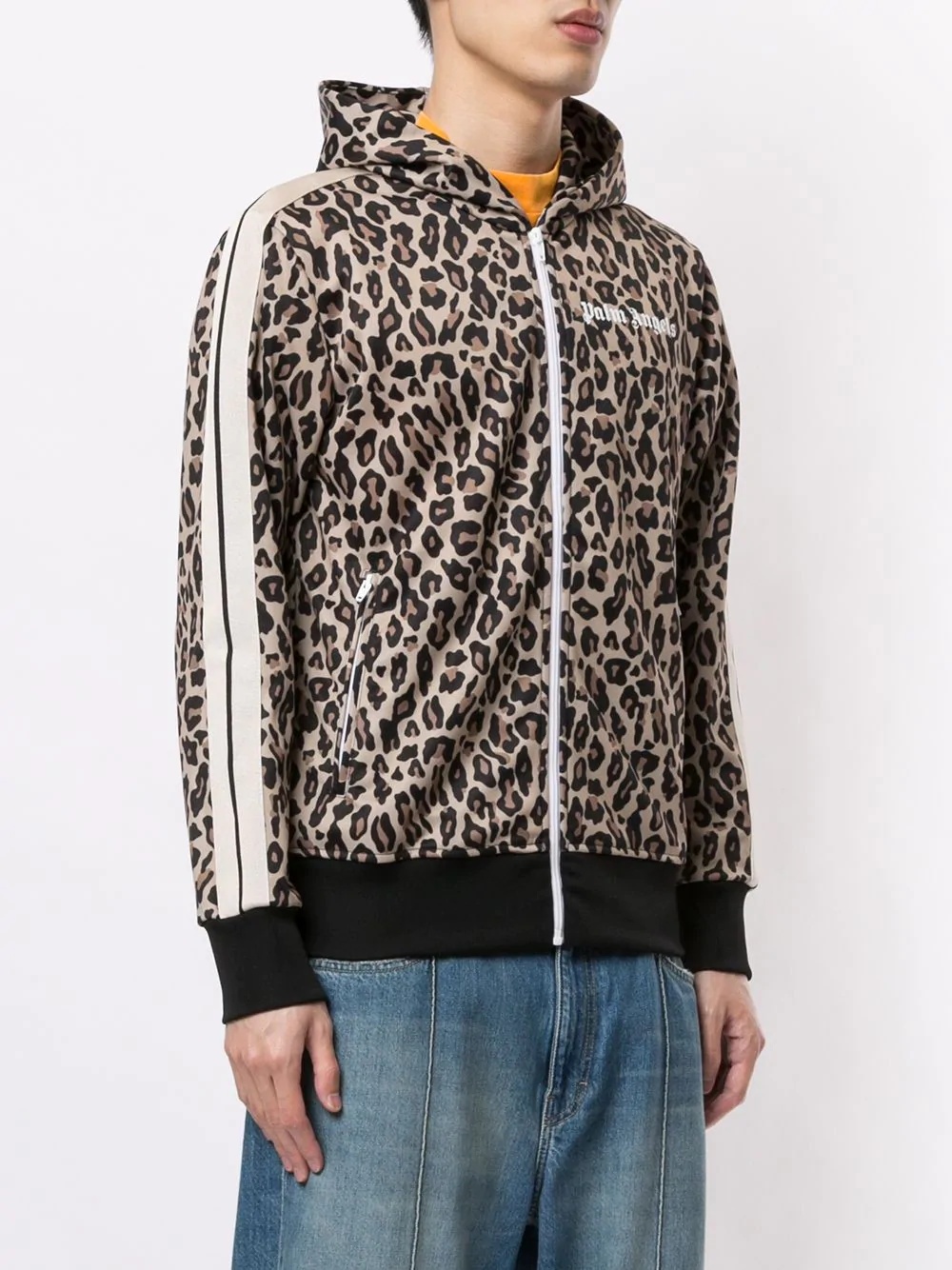 leopard print hooded jacket - 3