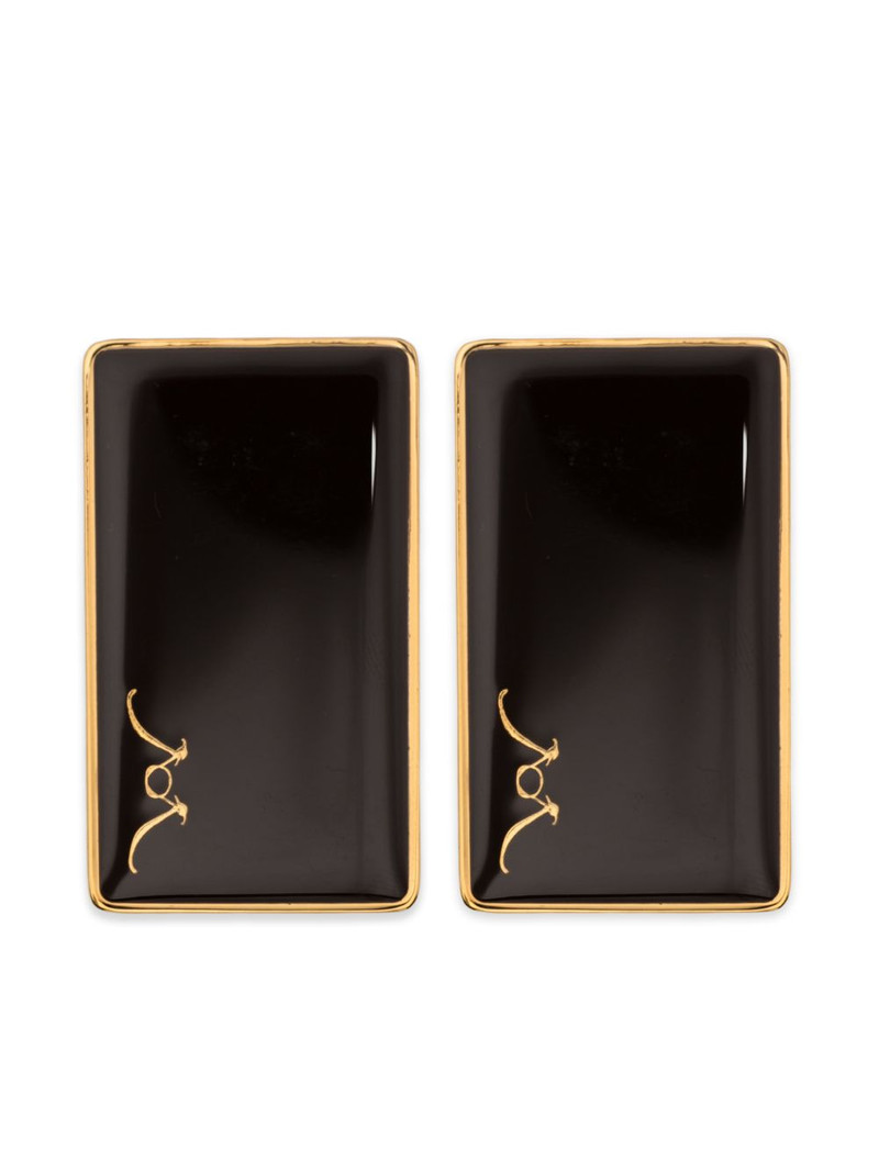 logo-detail earrings 1