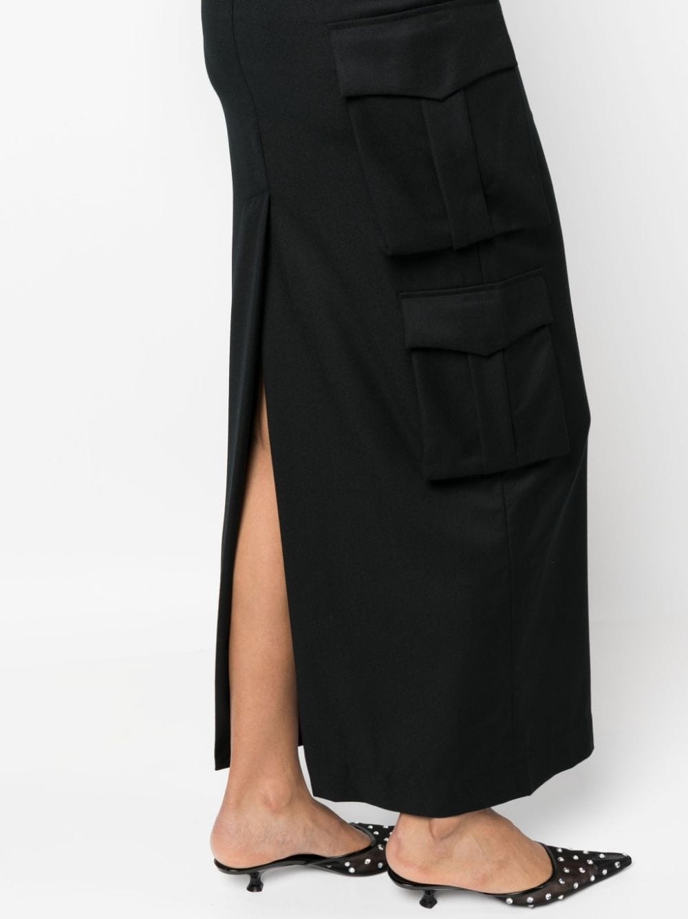 Stok cargo-pocket maxi skirt - 5