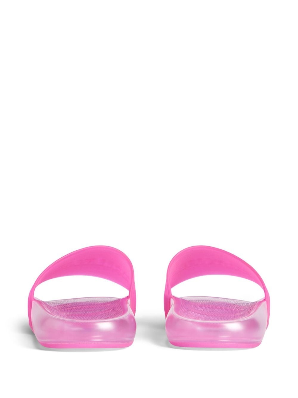 logo-embossed transparent pool slides - 4