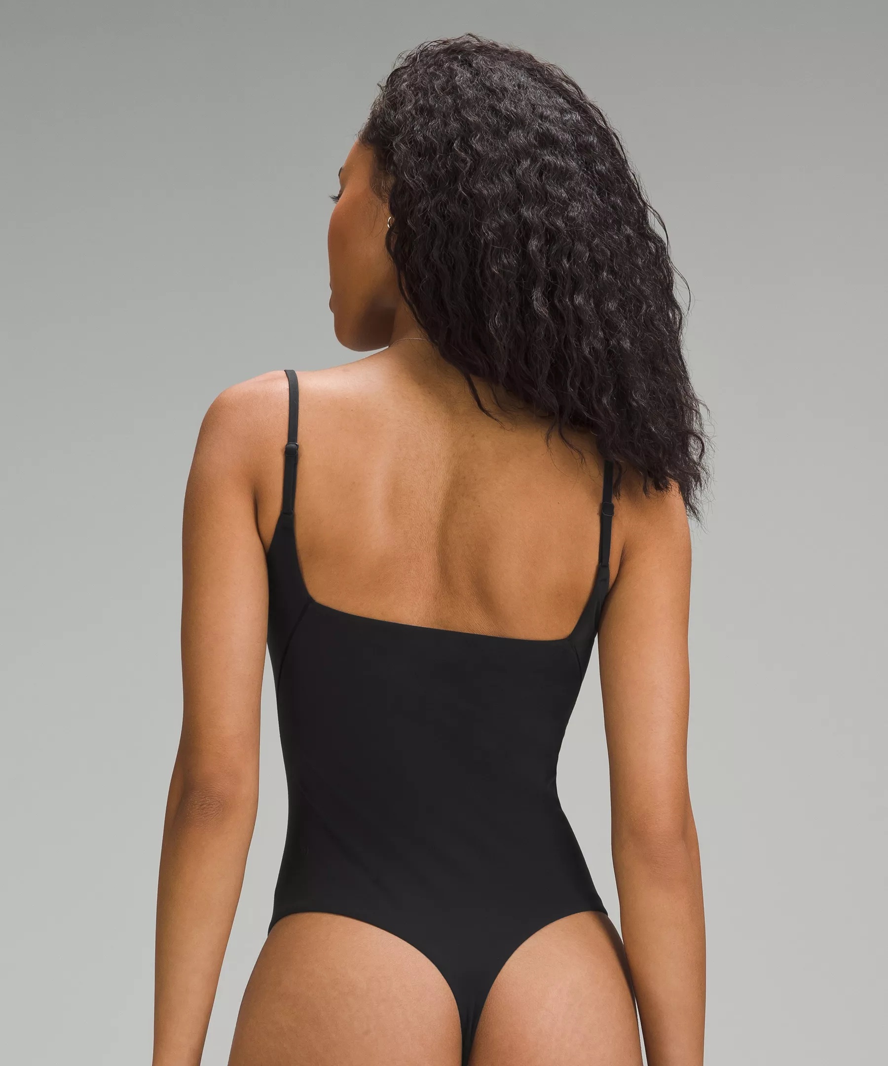 Wundermost Ultra-Soft Nulu Square-Neck Spaghetti-Strap Bodysuit - 3