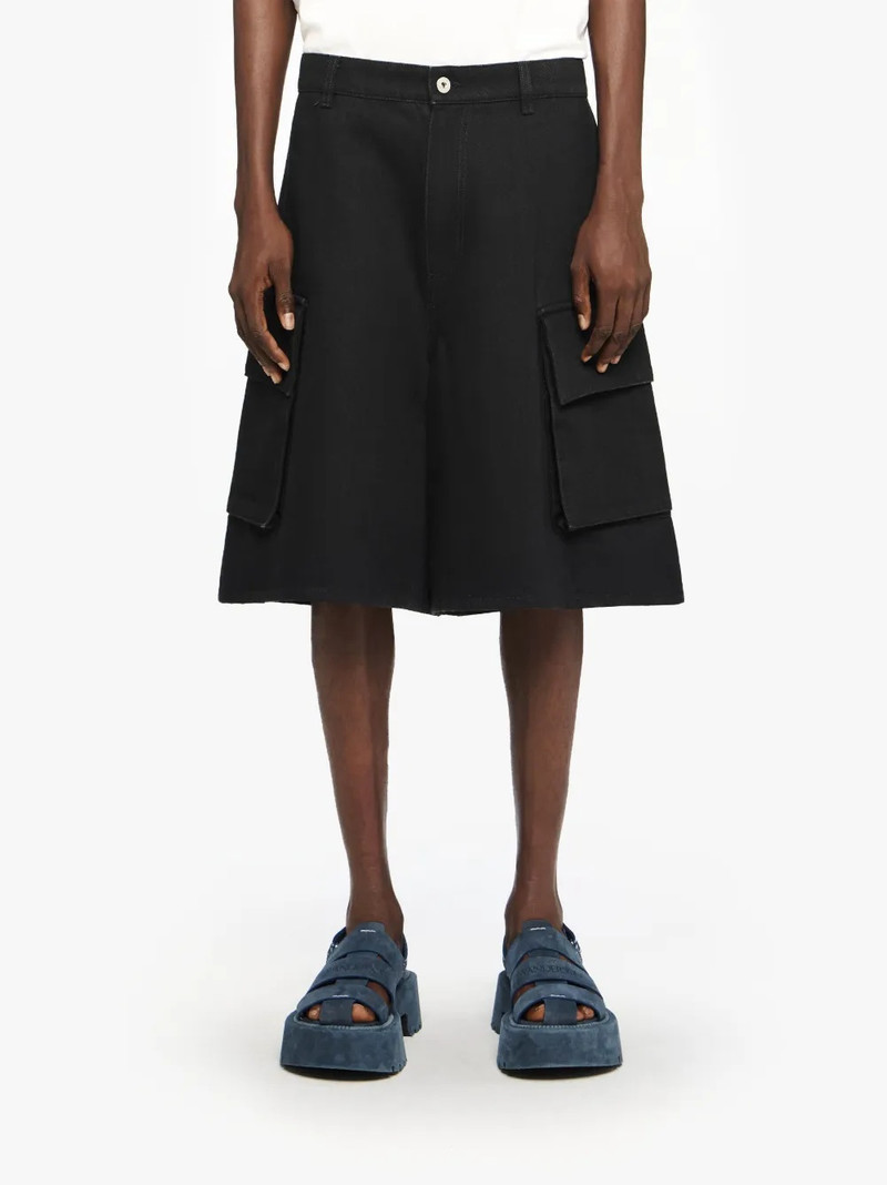 JW Anderson CARGO DENIM SHORTS outlook