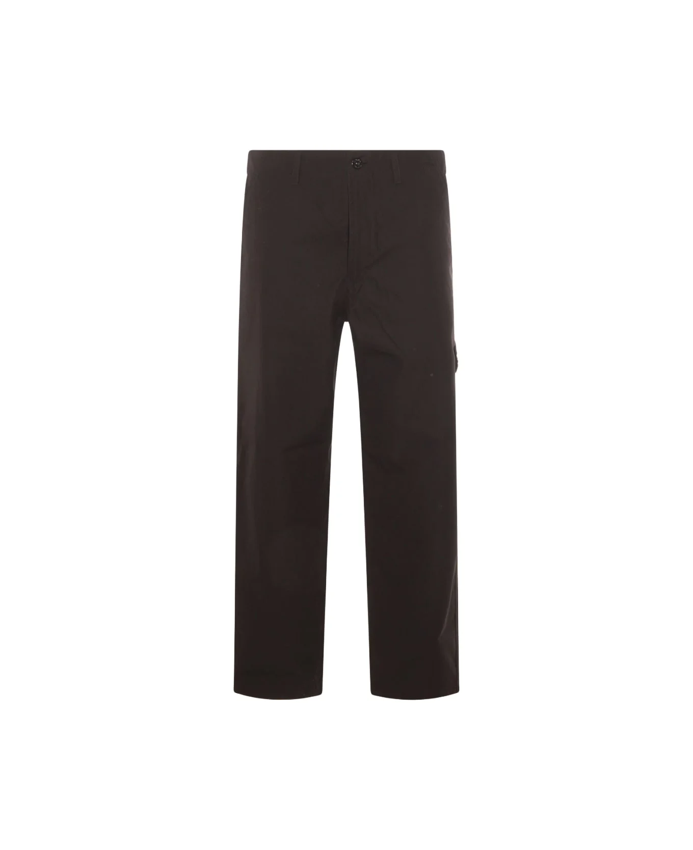 Black Cotton Pants - 1