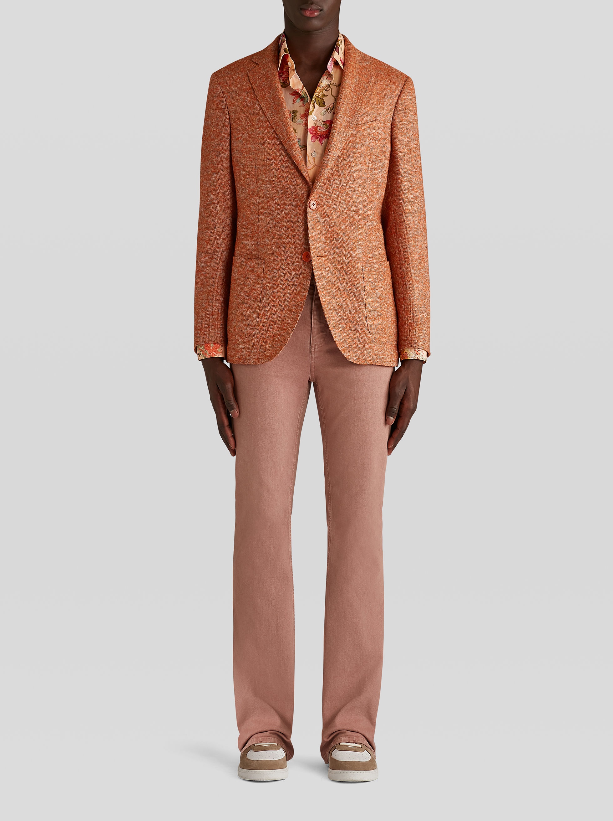 DECONSTRUCTED SILK MIX TAILORED JACKET - 3