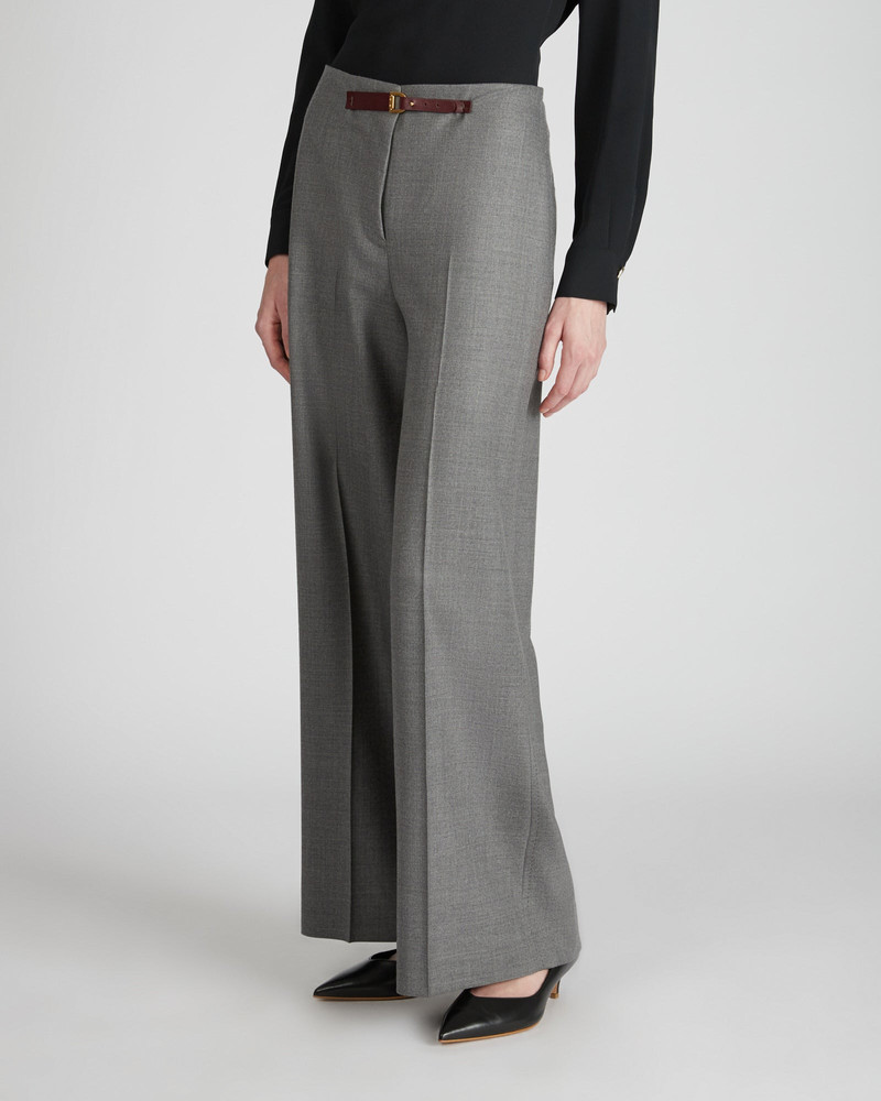 SLOWEAR Wide fit trousers in stretch flannel outlook