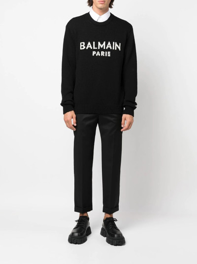 Balmain straight-leg tailored-cut trousers outlook