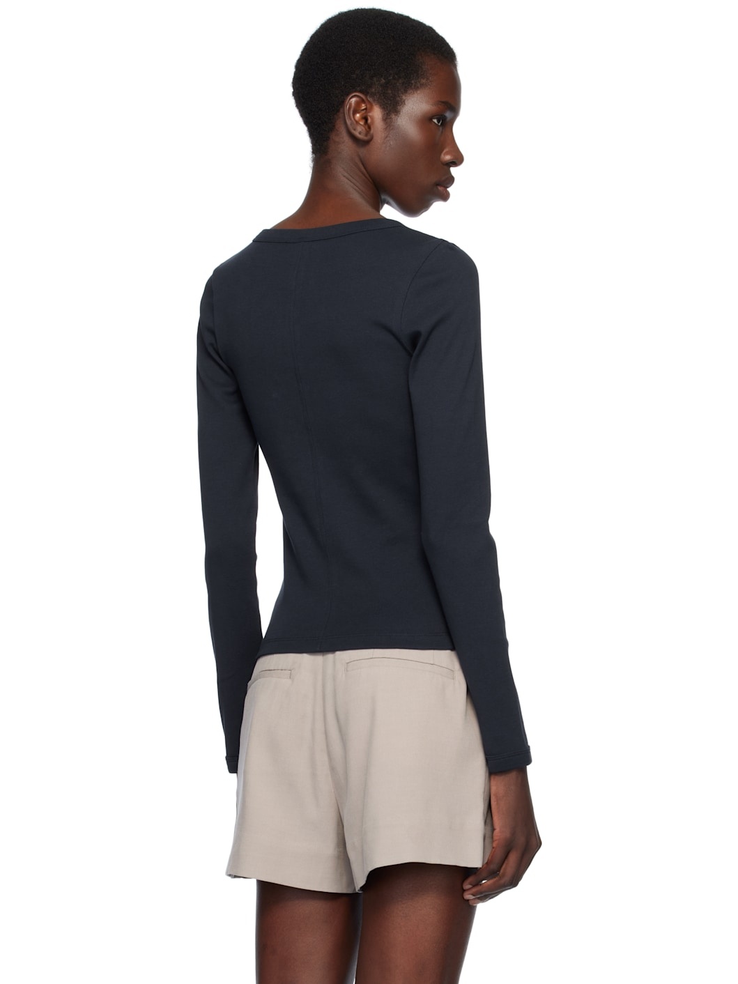 Navy Jill Longsleeve T-shirt - 3