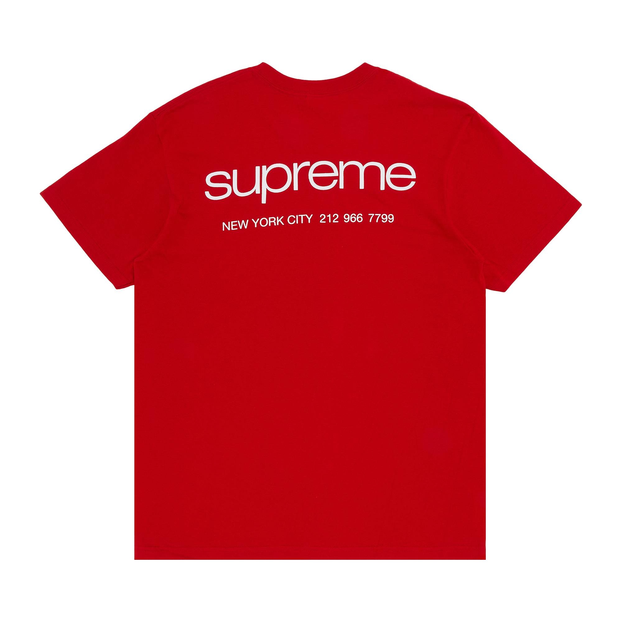 Supreme NYC Tee 'Red' - 2