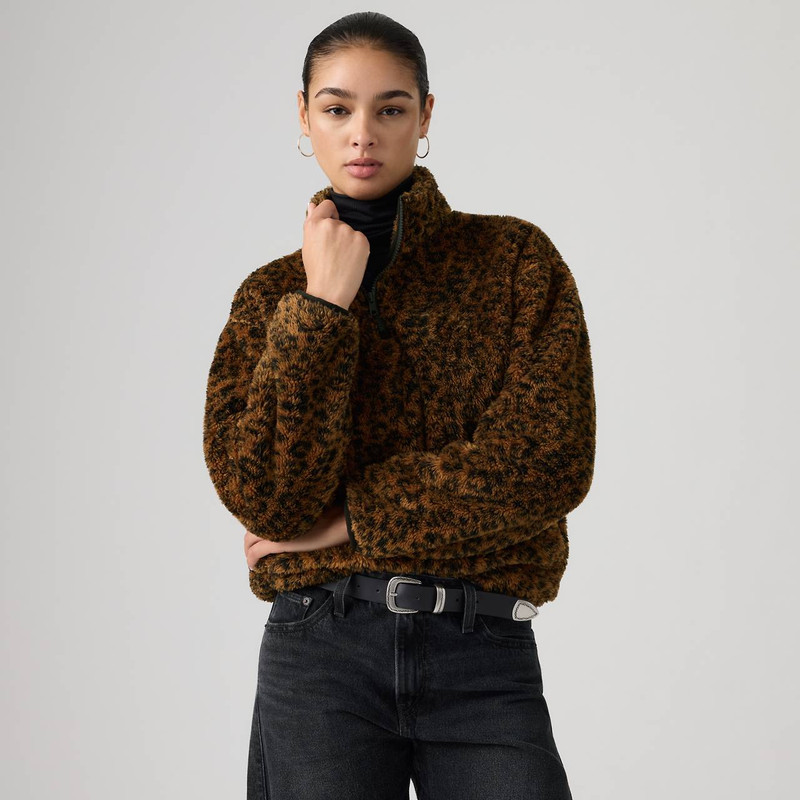 GEMMA SHERPA QUARTER-ZIP 1