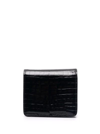 Maison Margiela embossed crocodile-effect purse outlook