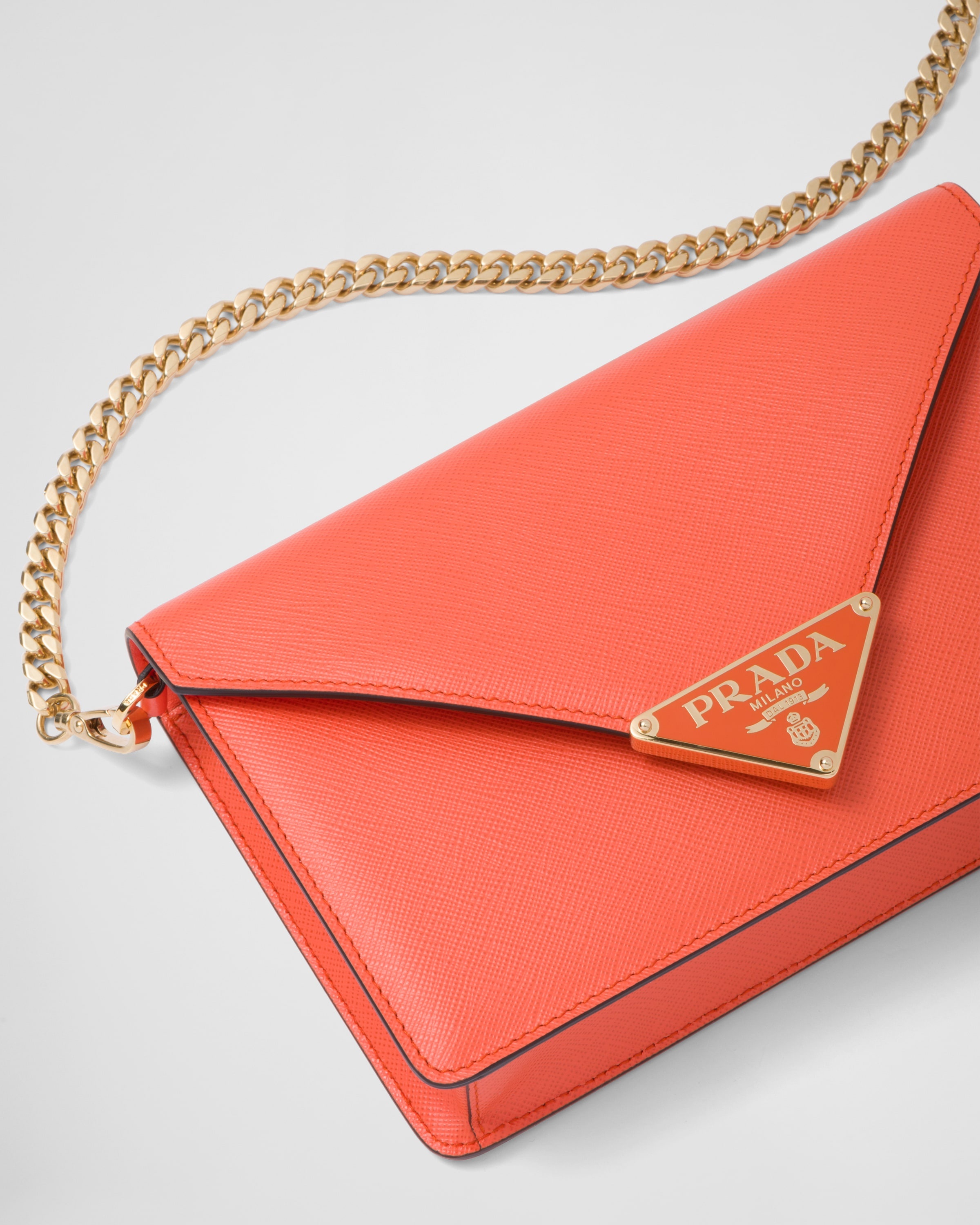 Saffiano leather shoulder bag - 6