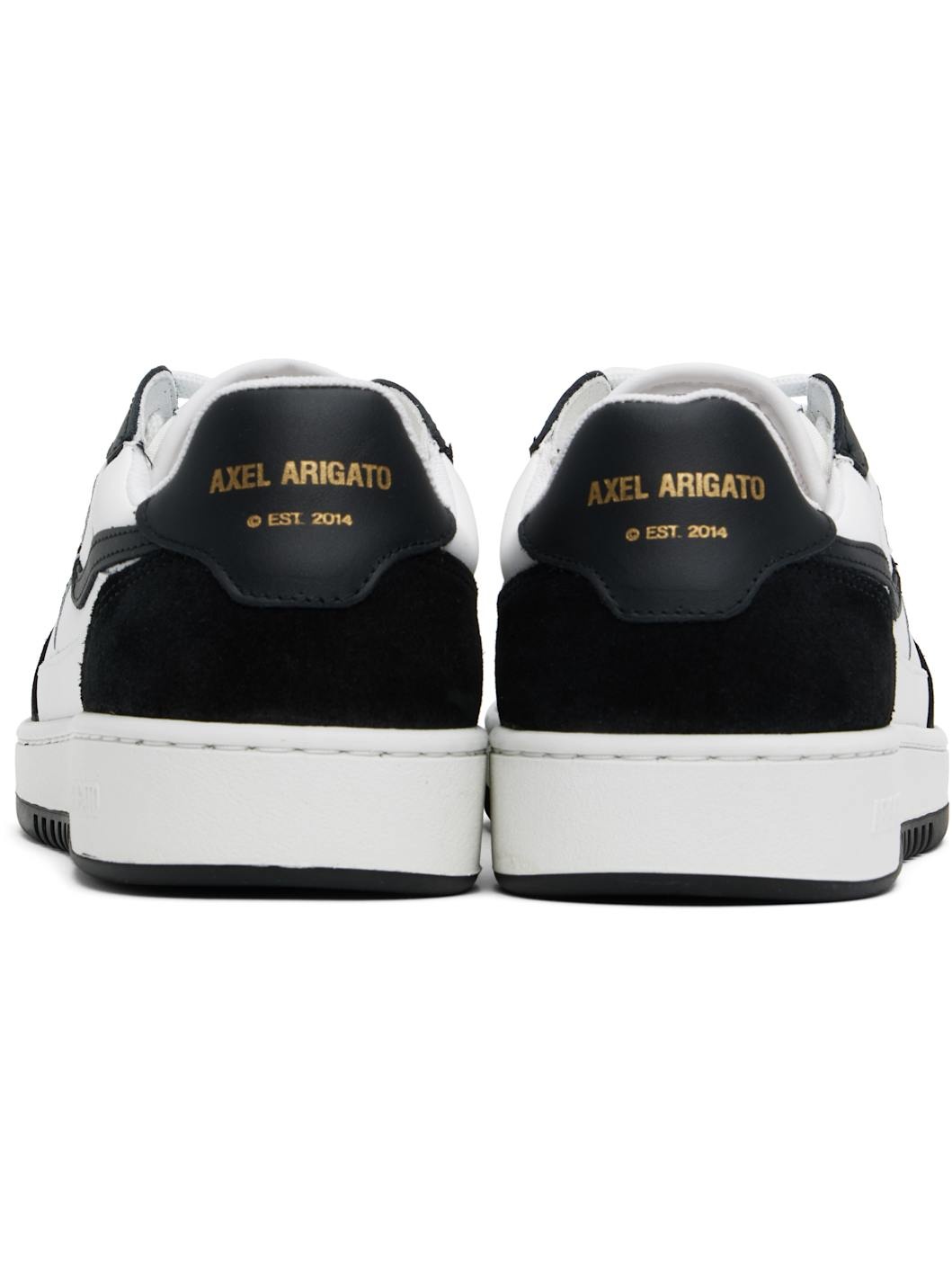 White & Black Dice Lo Bee Bird Sneakers - 2