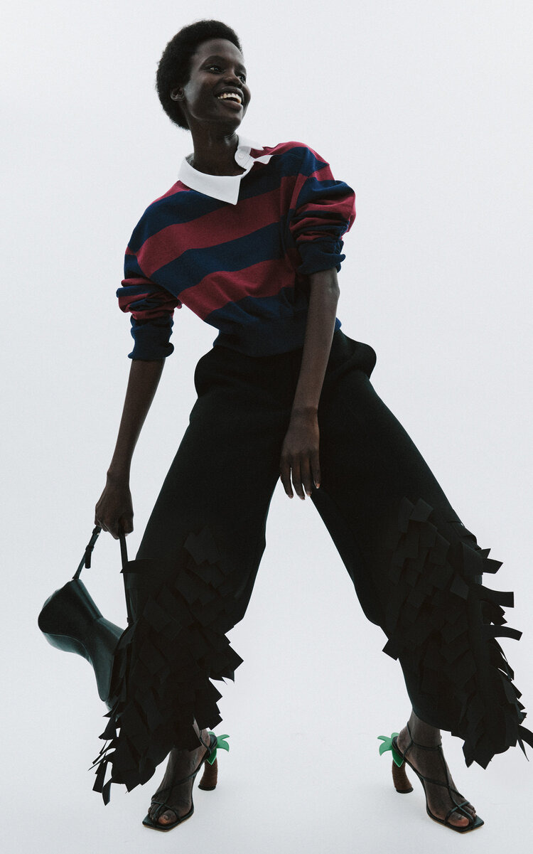 Culottes With Rectangle Detail black - 2