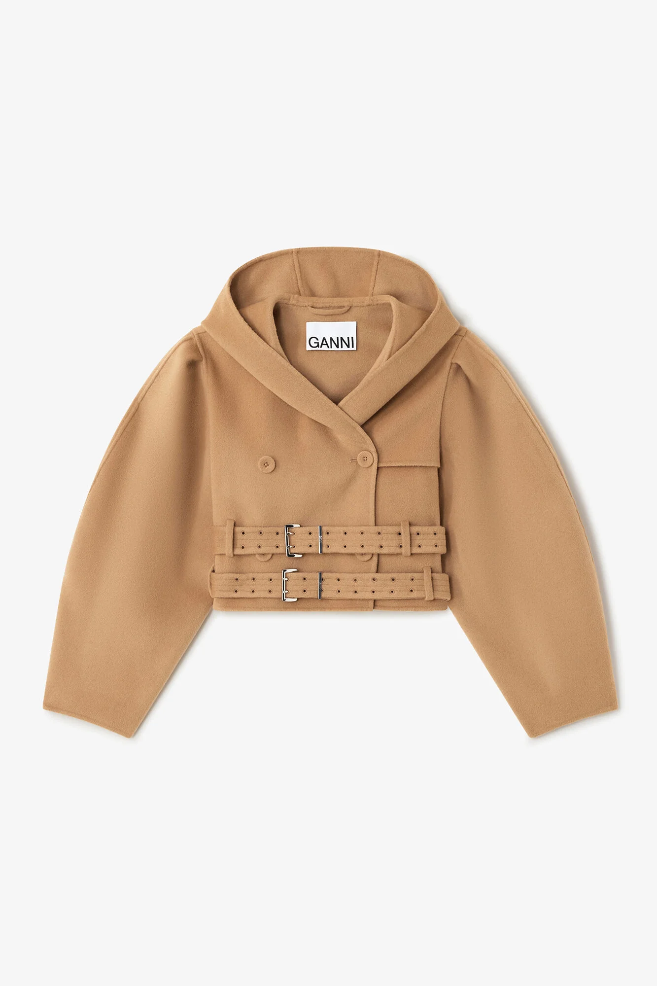 JACKET IN DOUBLE-FACED WOOL - 1