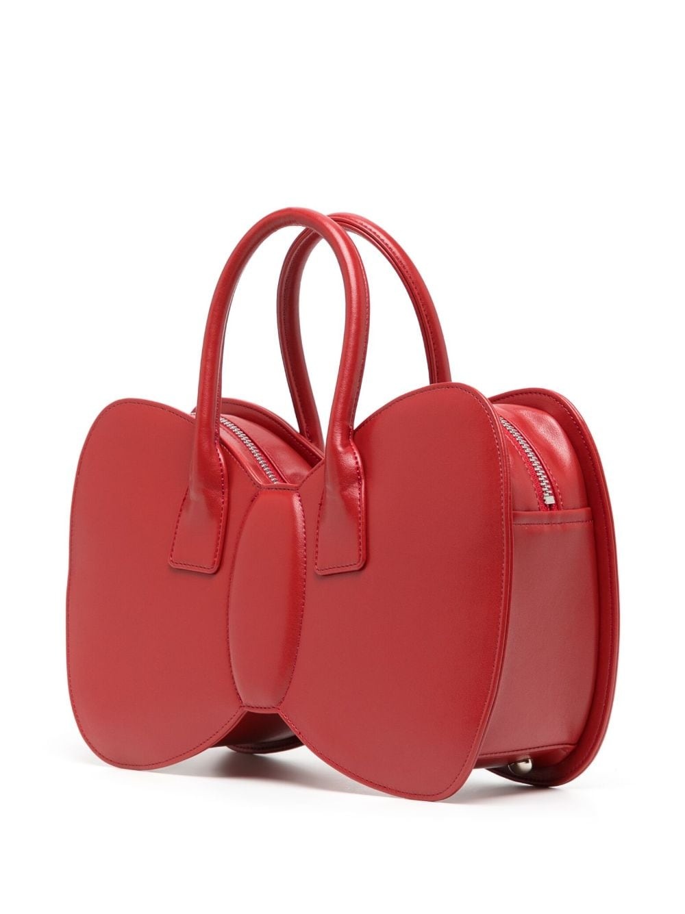 bow-shape leather bag - 3