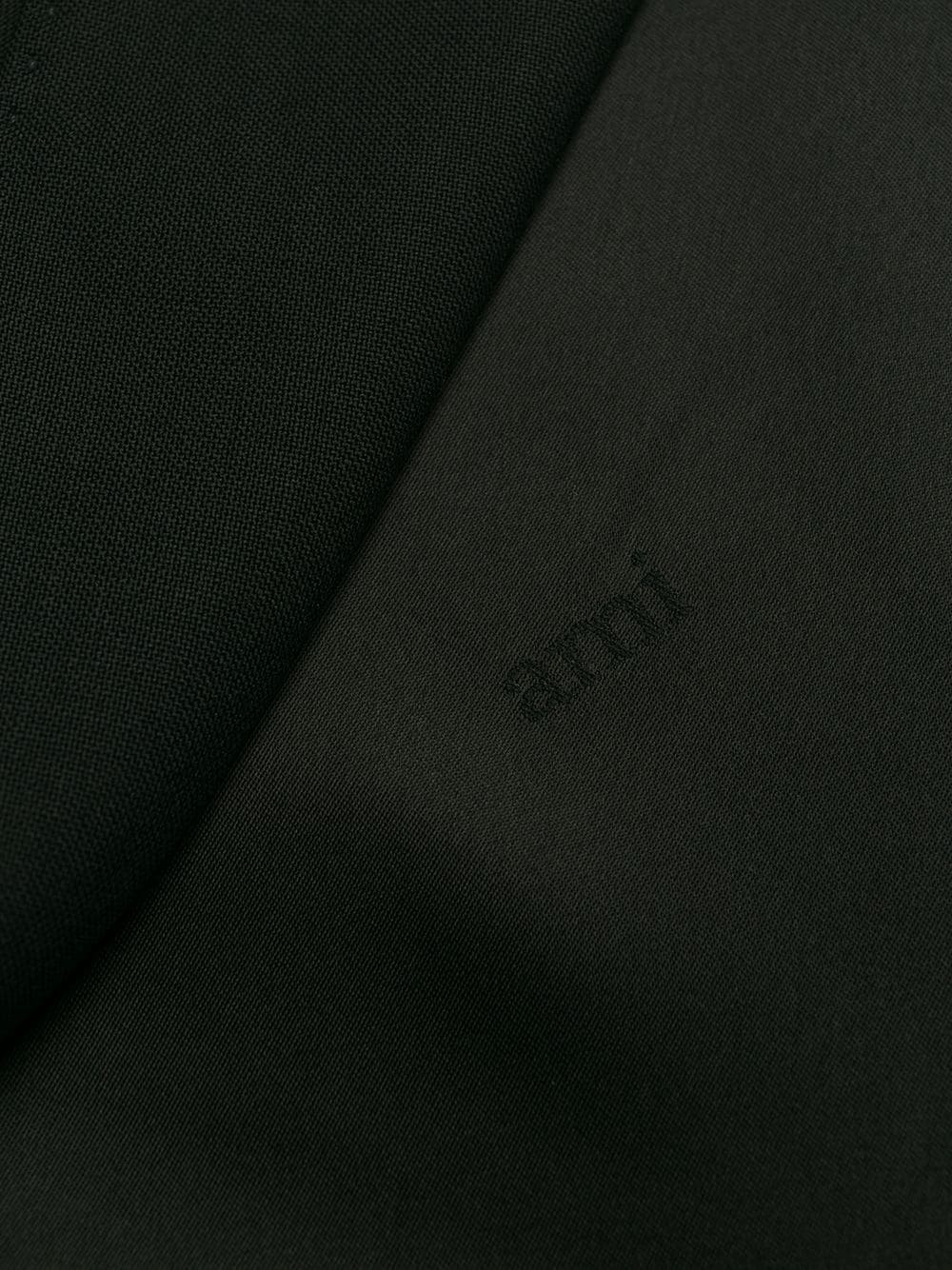 single-breasted stitch-detail blazer - 7