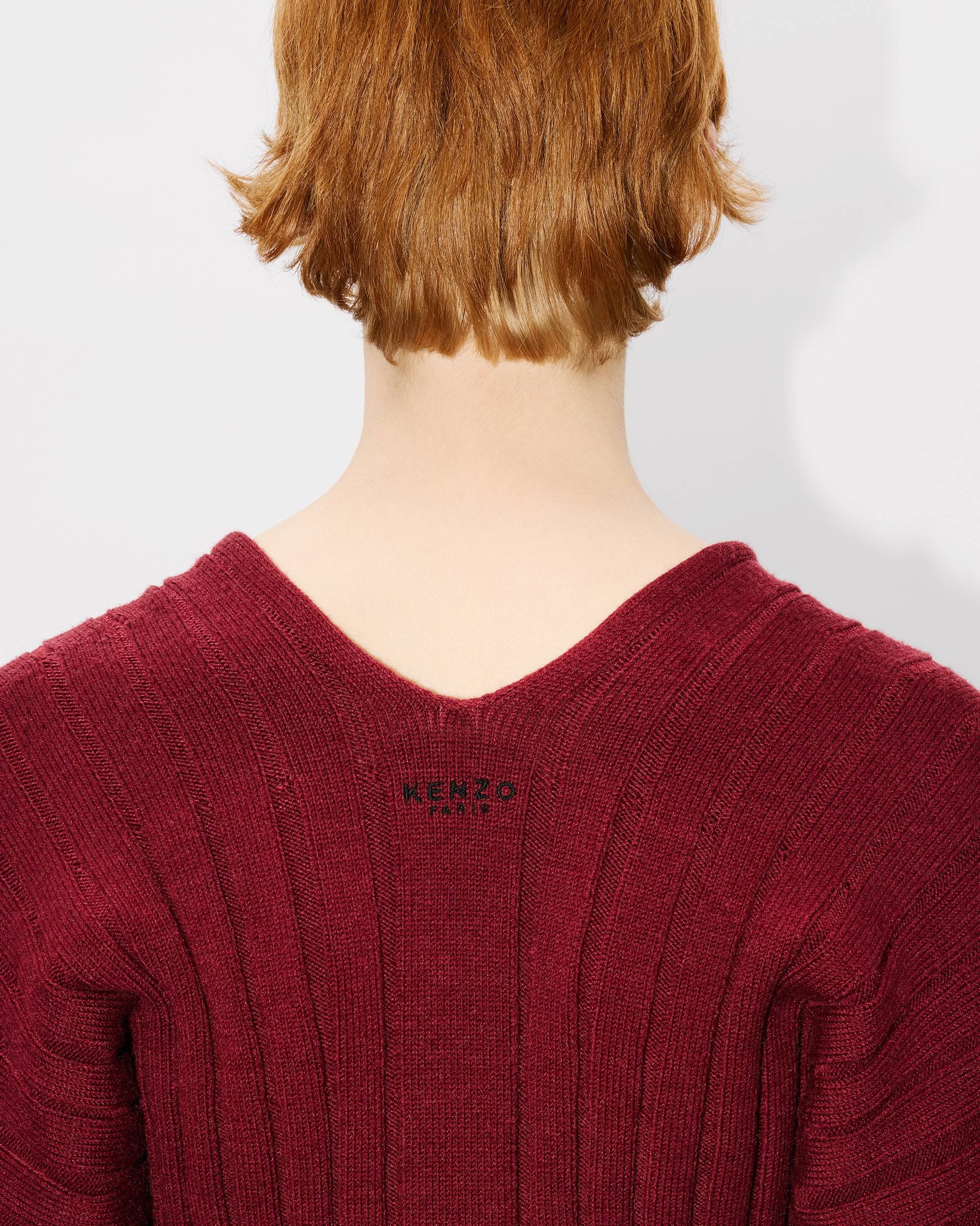 Embroidered rib-knit cardigan - 7