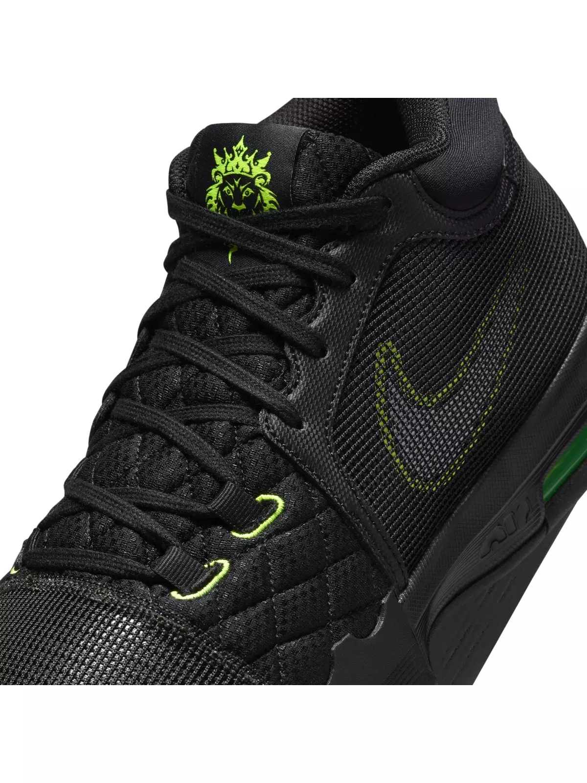 LeBron Witness 8 "Black/Volt/White" Men's Basketball Shoe - 7