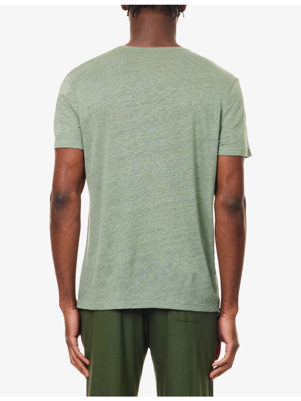 Jordan Crewneck Linen T-Shirt - 3