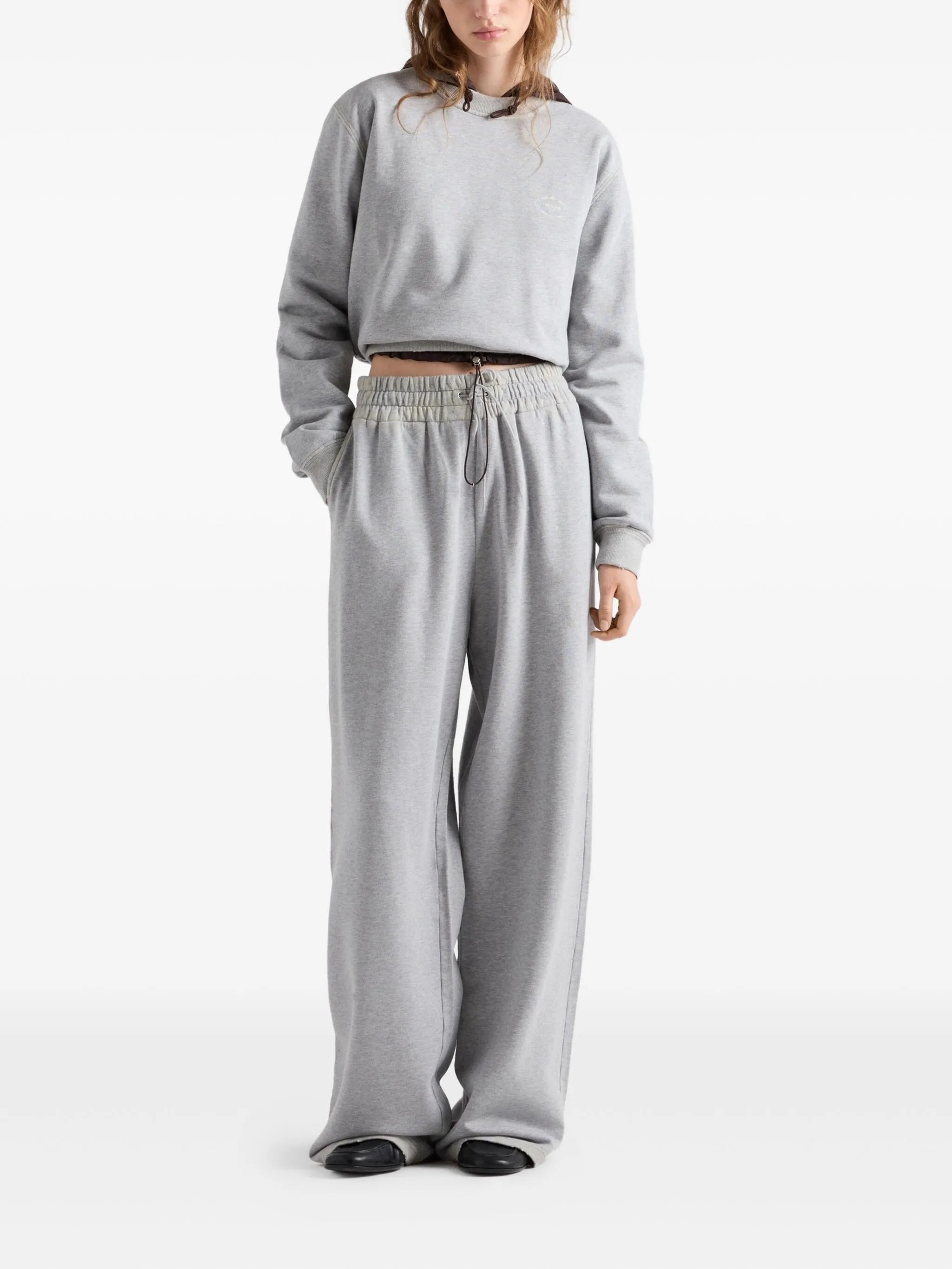 drawstring track pants - 2