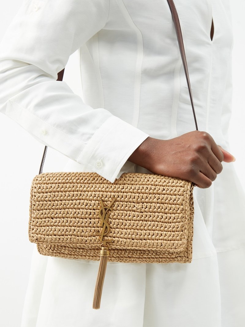 Kate 99 Raffia Bag W/ Tassel