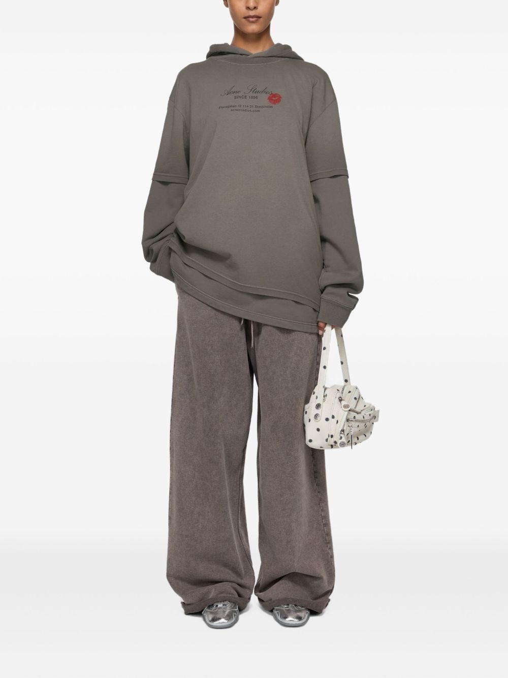 double layer hoodie - 2