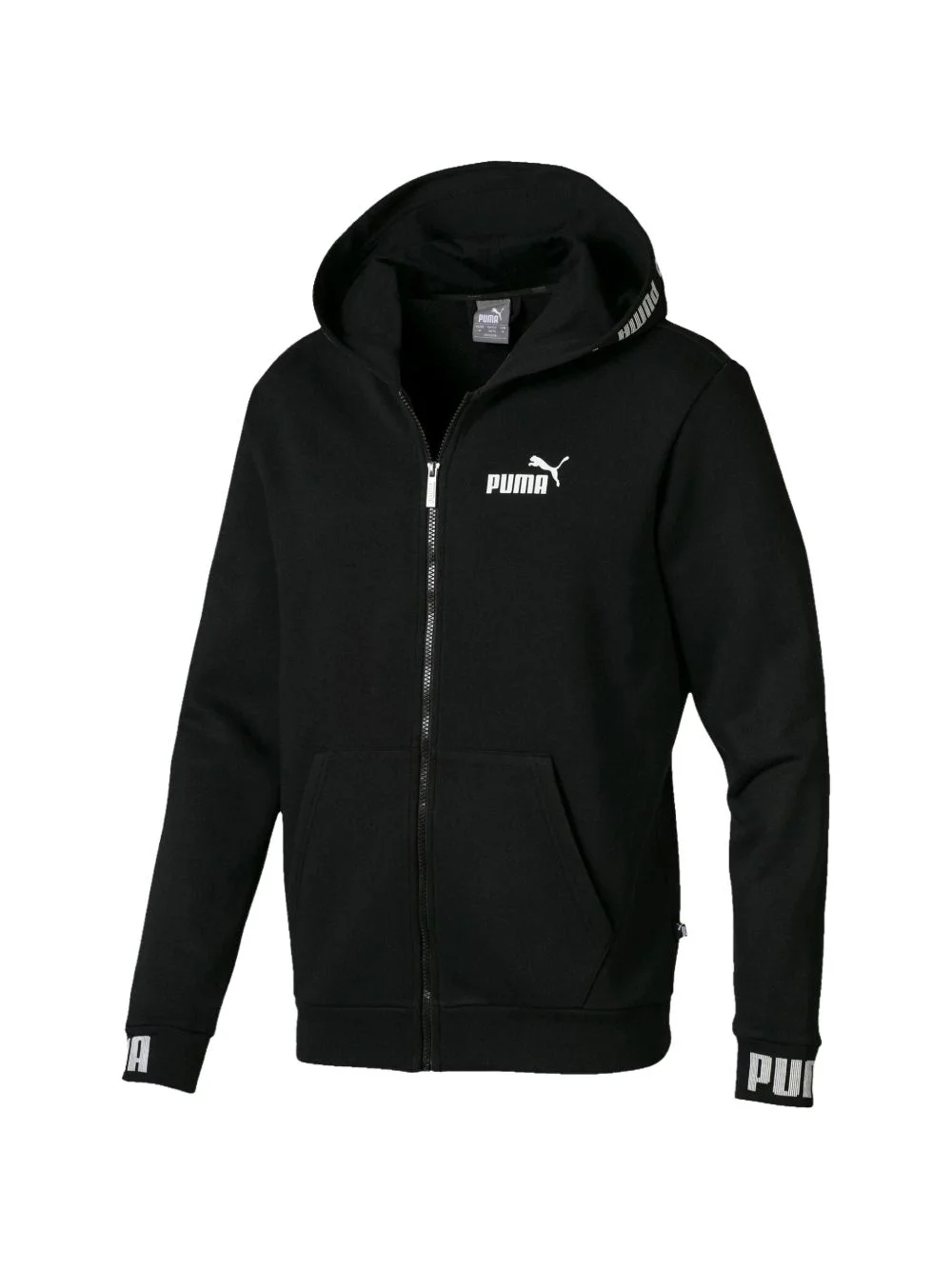 logo-print hoodie - 1