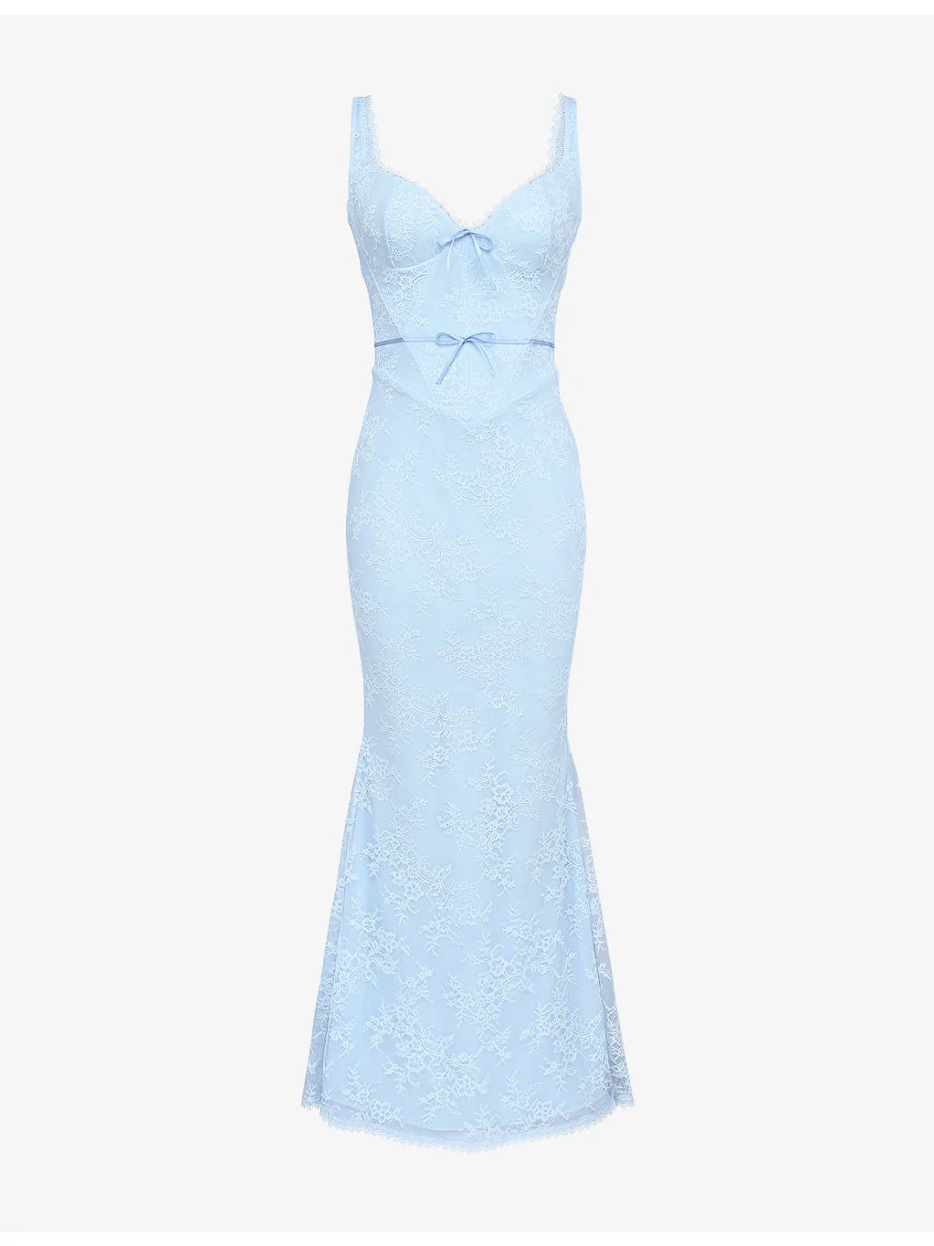 Sarai Sleeveless Stretch-Lace Maxi Dress - 1