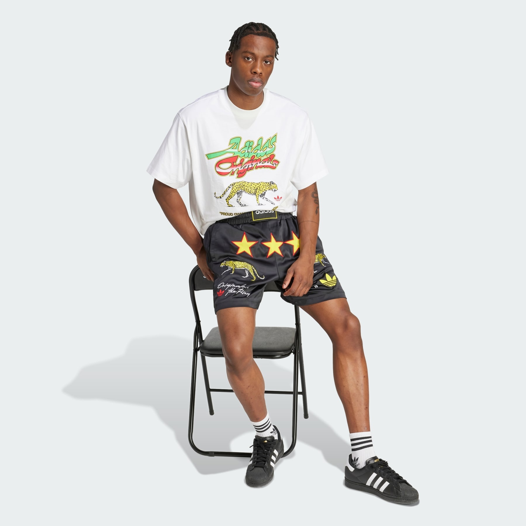 adidas Originals In The Ring Graphic Shorts - 4