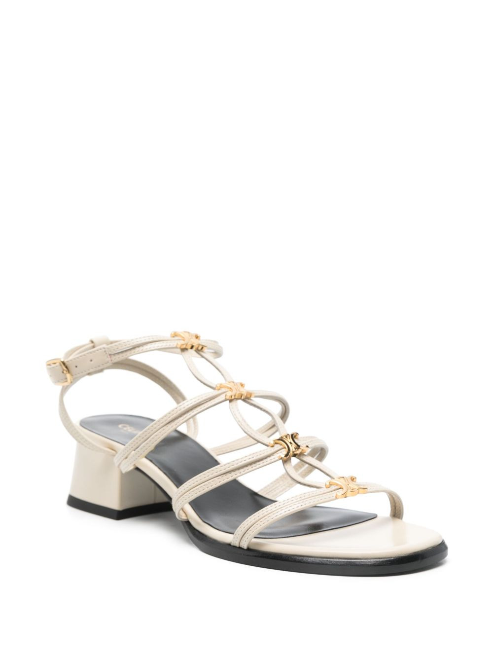 Celine Women Clemence Leather Sandals - 2