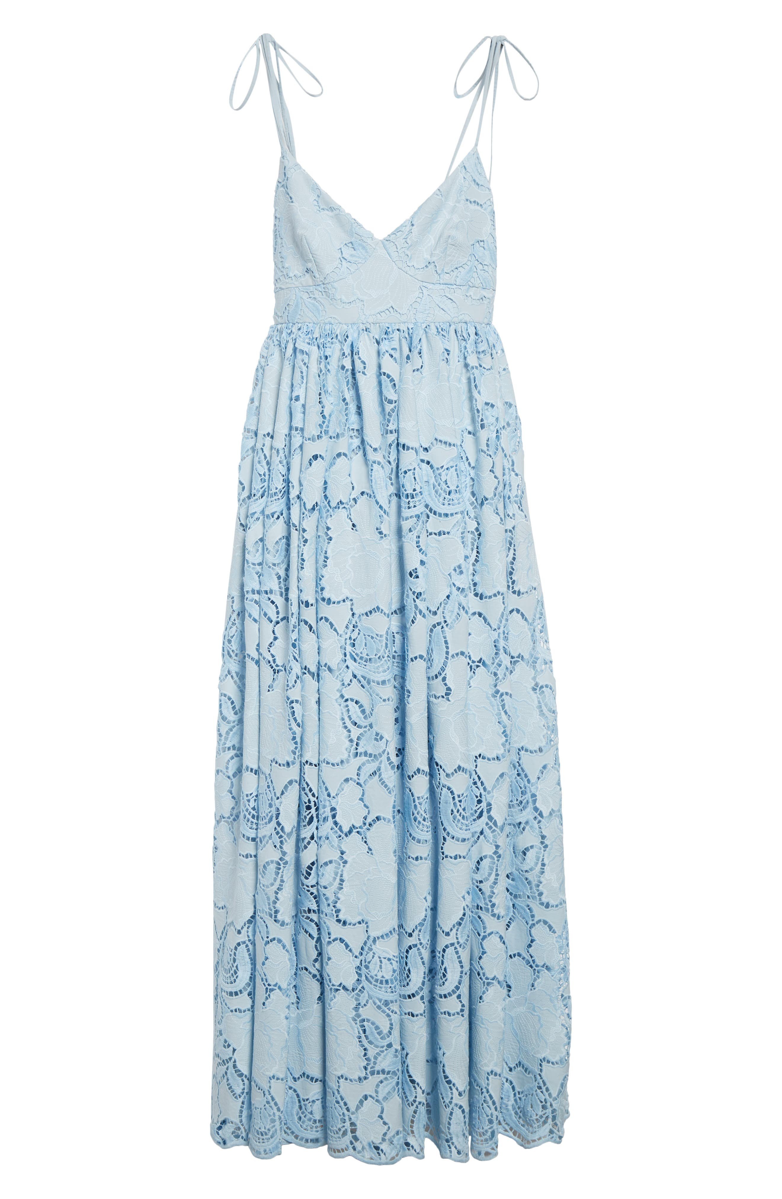 Erdem Cutwork Embroidered Dress in Dream Blue at Nordstrom - 5