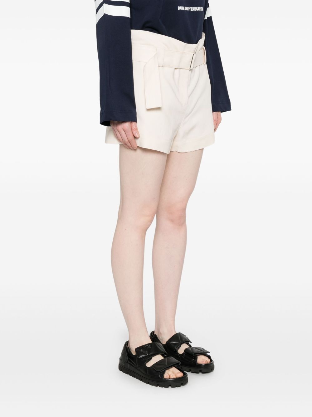 belted shorts - 3
