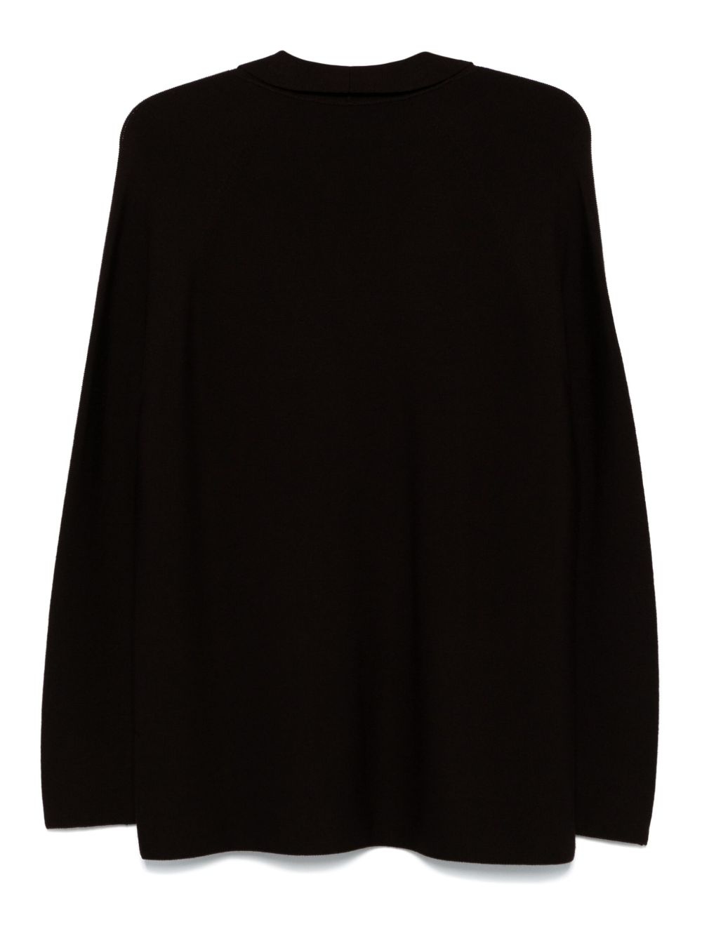 notched-lapels cardigan - 2