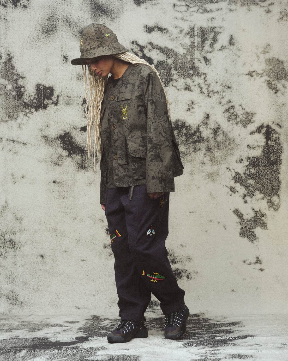 Brain Dead x South2 West8 Fishing Pant - Slate - 7