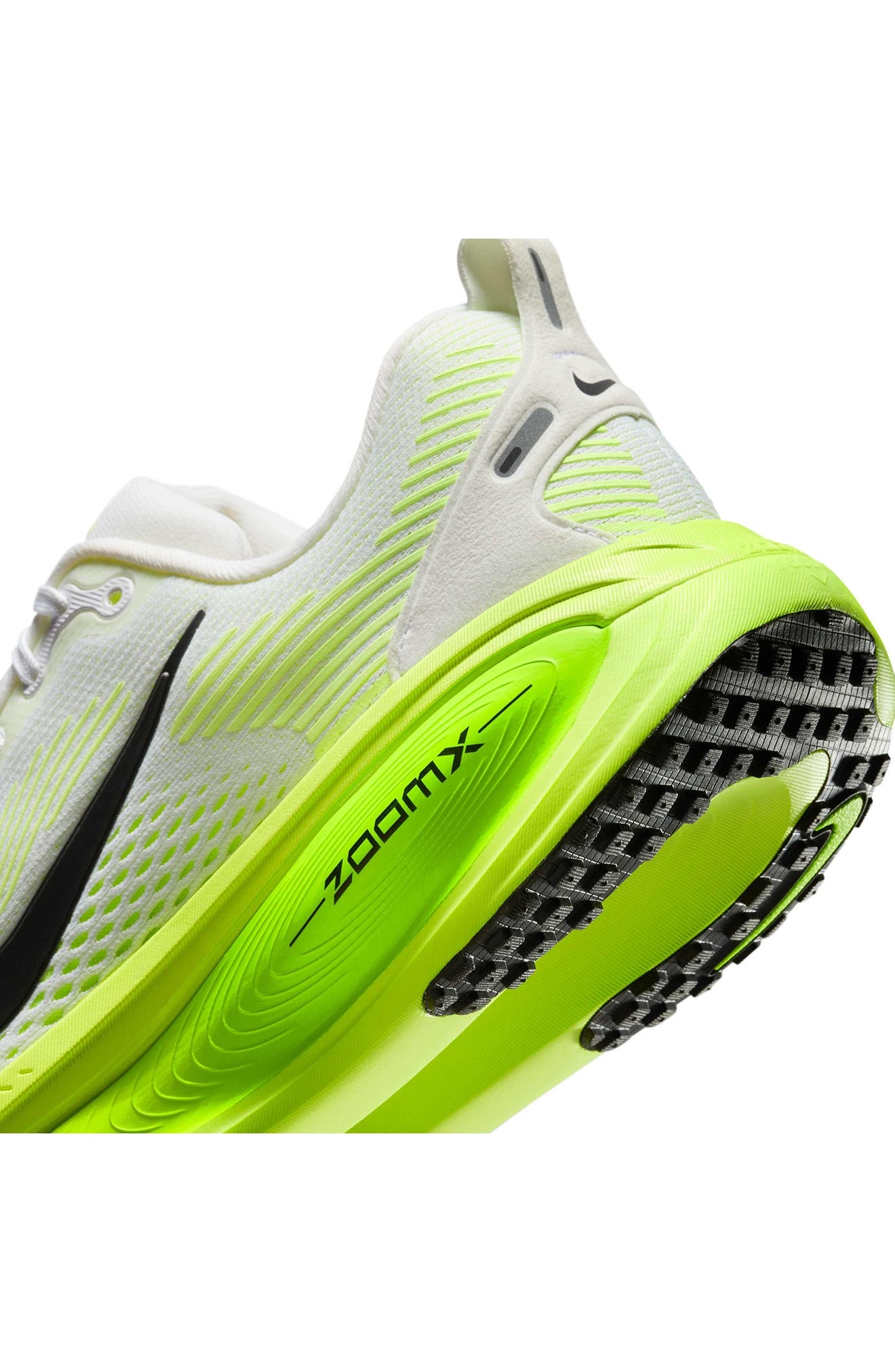 Nike Vomero 18 Running Shoe in White/Electric Green/Black at Nordstrom - 7