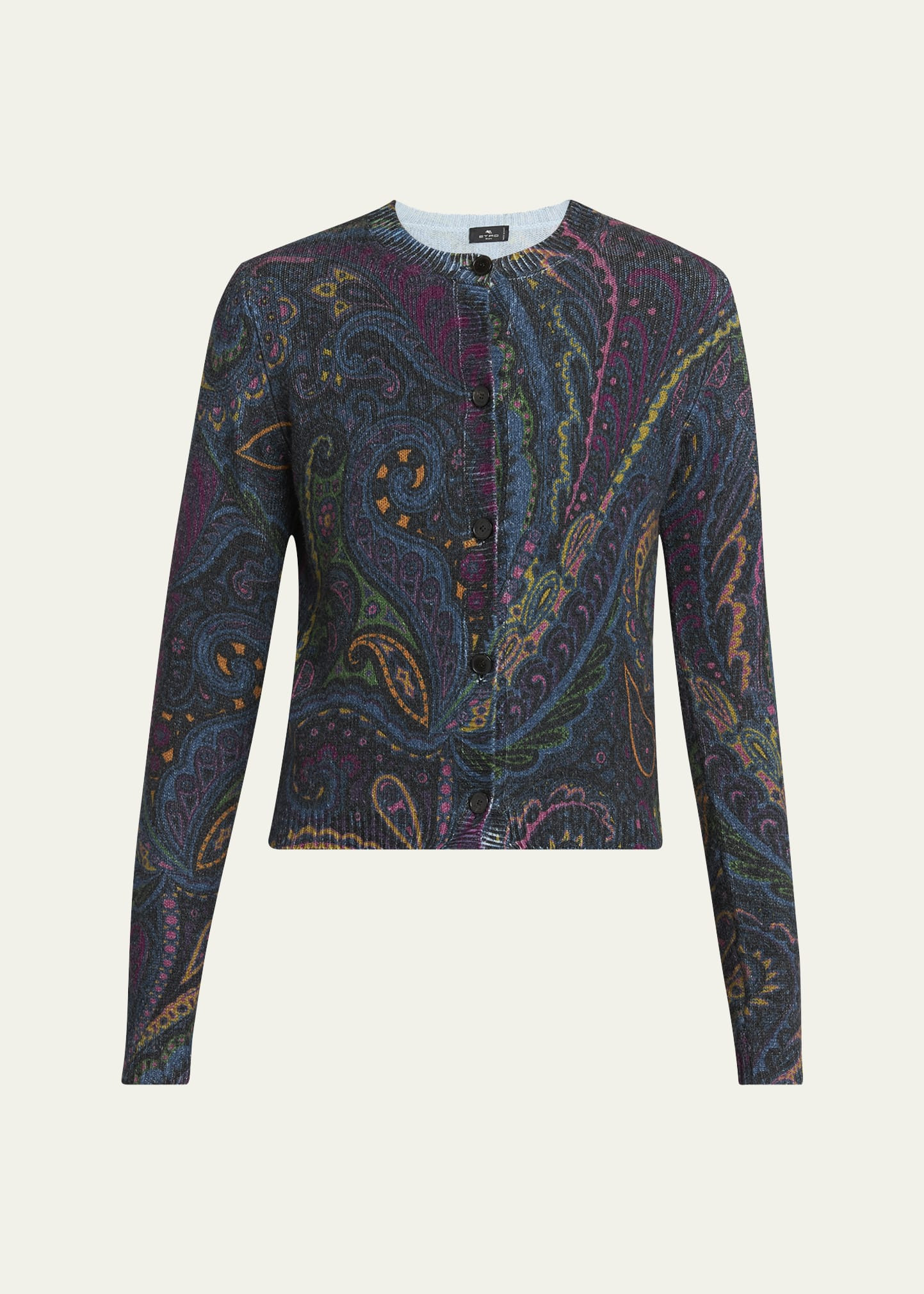 Paisley Knit Cardigan - 1