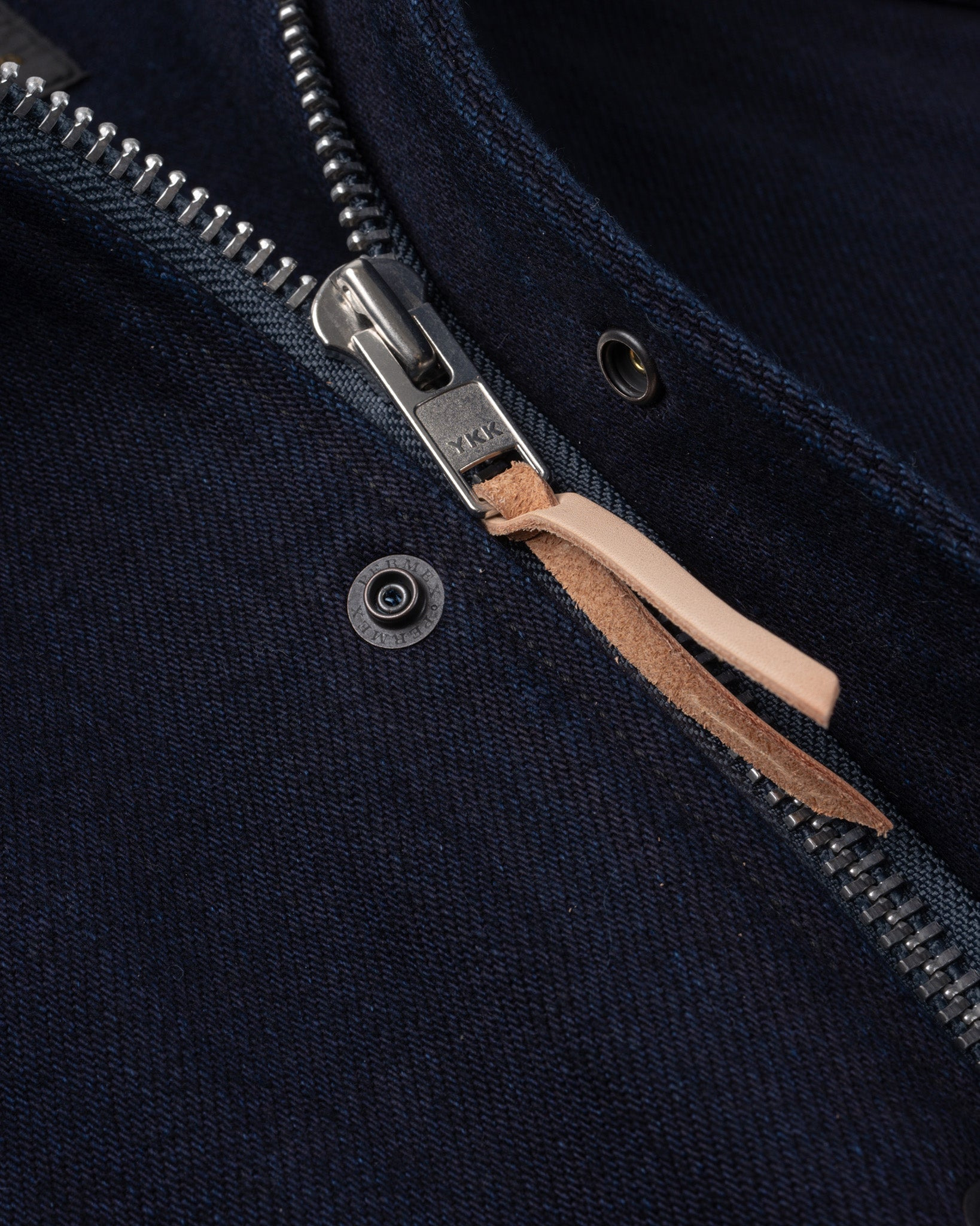 IHJ-142-IND 21oz Serge Windbreaker - Indigo - 11
