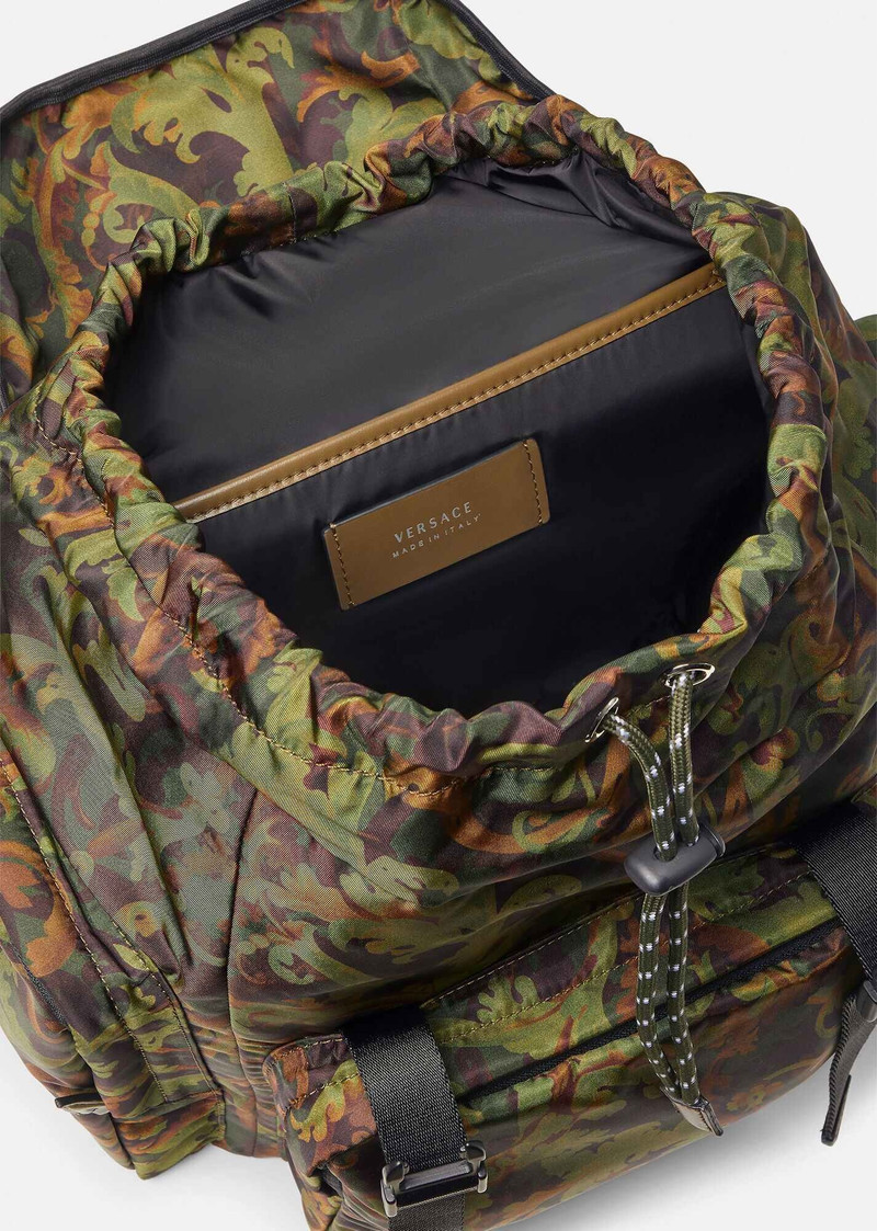 La Medusa Baroccoflage Print Backpack 4