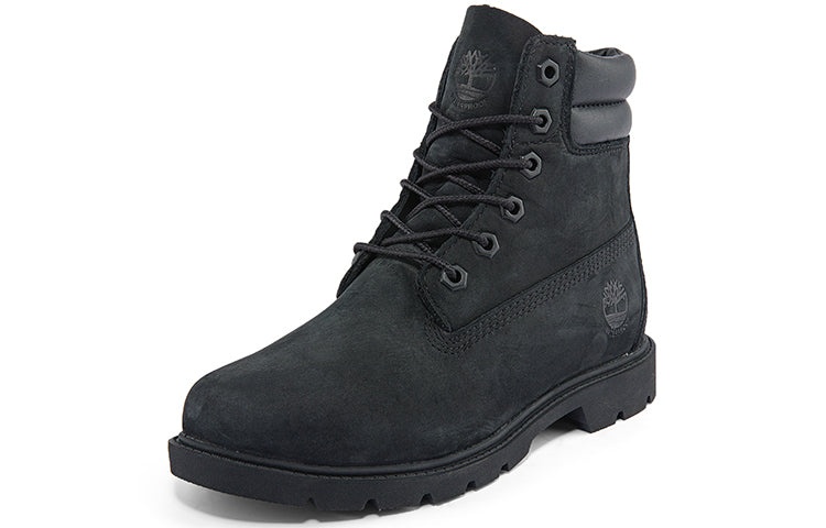 (WMNS) Timberland Linden Woods 6-Inch Double Collar Boots 'Black' A156S001 - 3