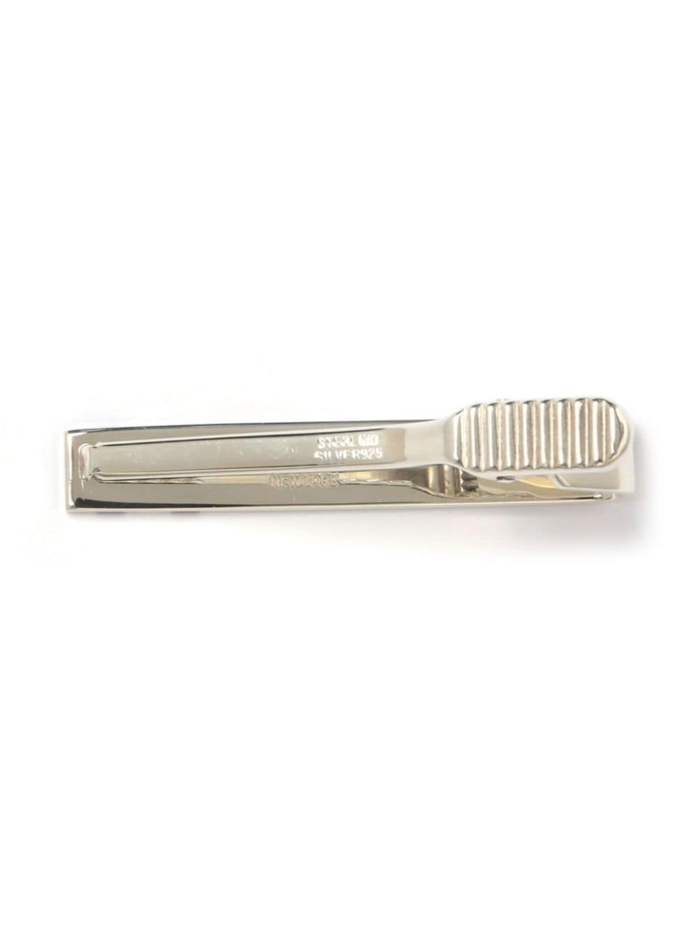 RWB-stripe sterling-silver tie bar - 2