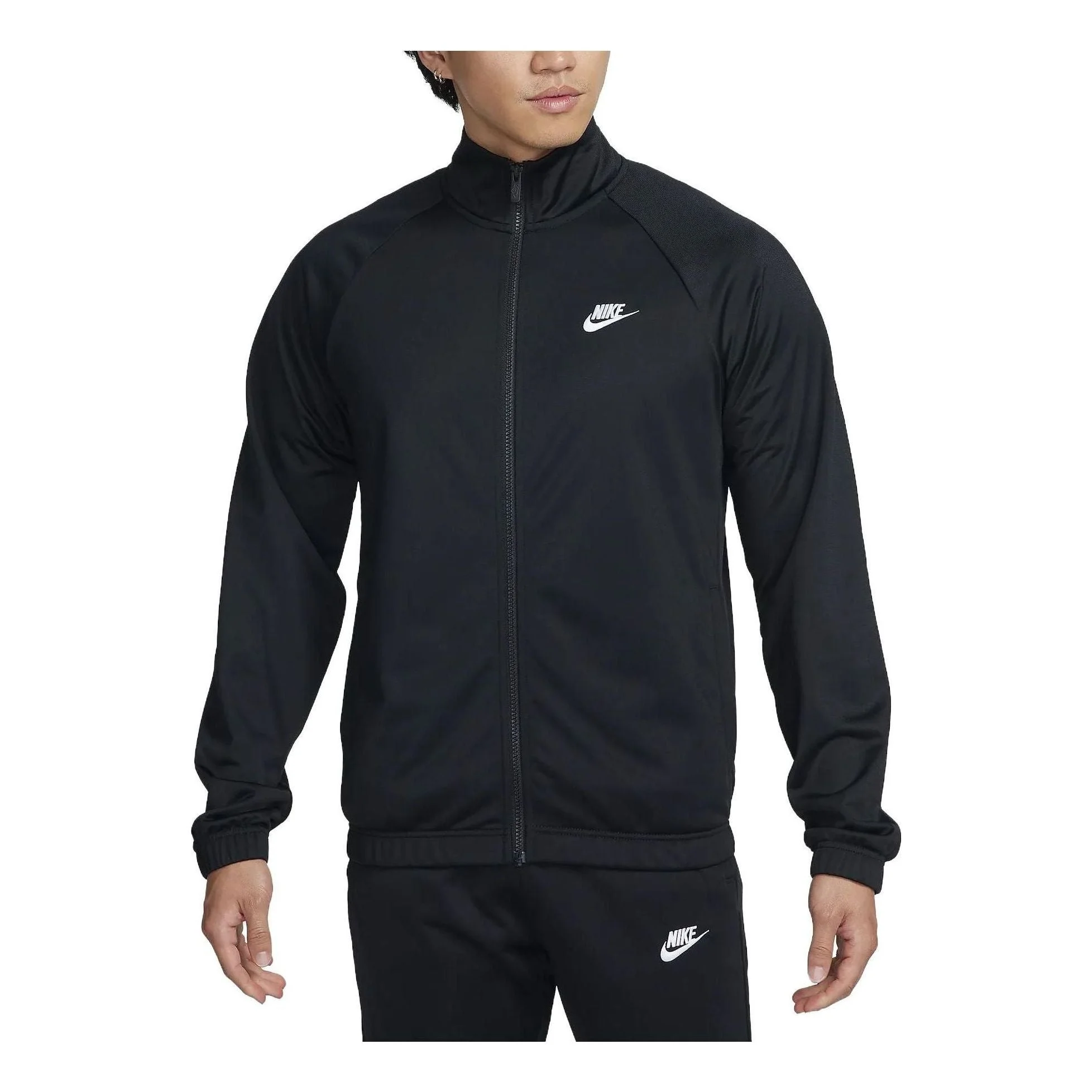 Nike Club Poly-Knit Jacket 'Black' FB7352-010 - 1