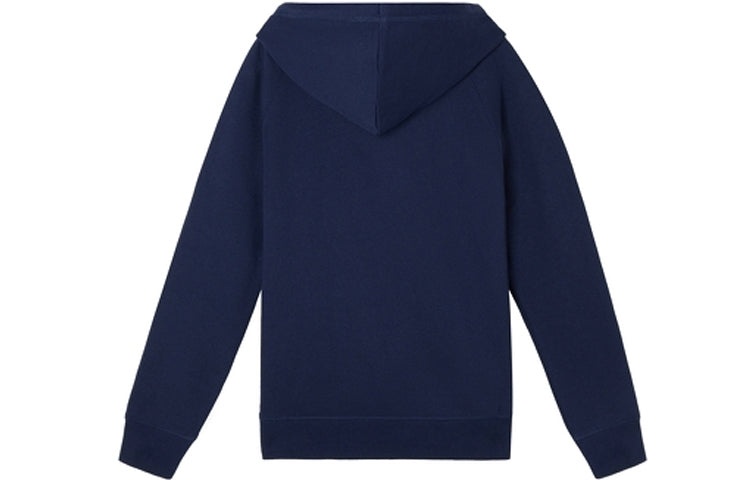 (WMNS) New Balance hooded Casual Pullover Blue WT03802-PGM - 2