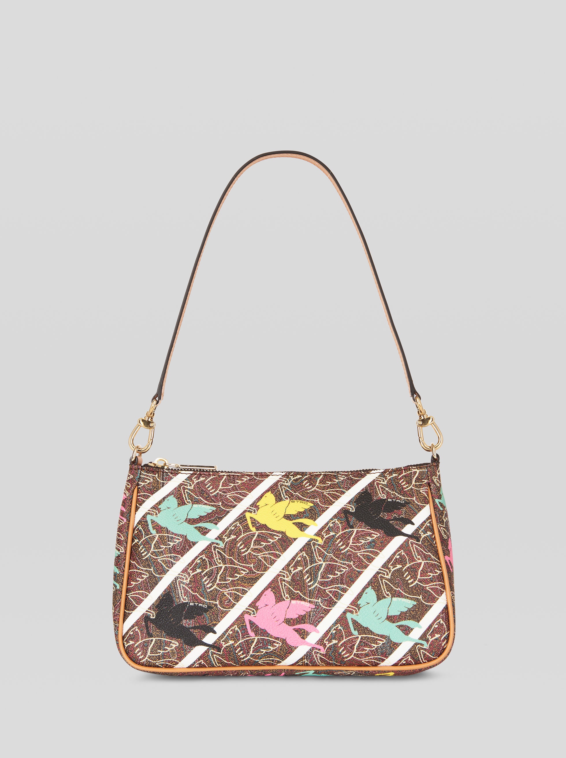 PAISLEY HANDBAG WITH PEGASO - 1